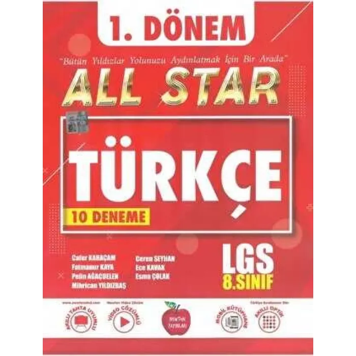 Newton Yayınları LGS Türkçe 1. Dönem 10 Deneme Sınavı