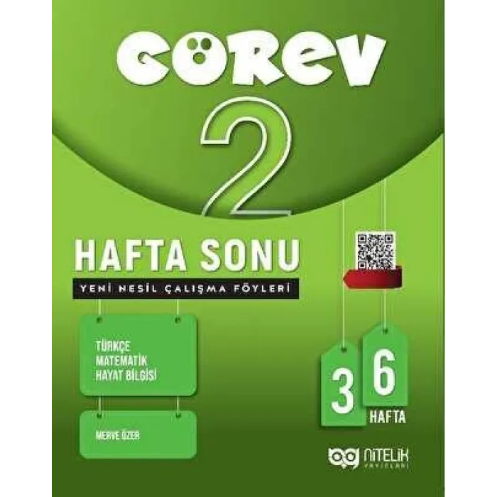Nitelik Yayınları 2. Sınıf Görev Hafta Sonu Çalışma Föyleri