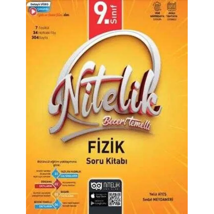 Nitelik Yayınları 9. Sınıf Beceri Temelli Fizik Soru Kitabı