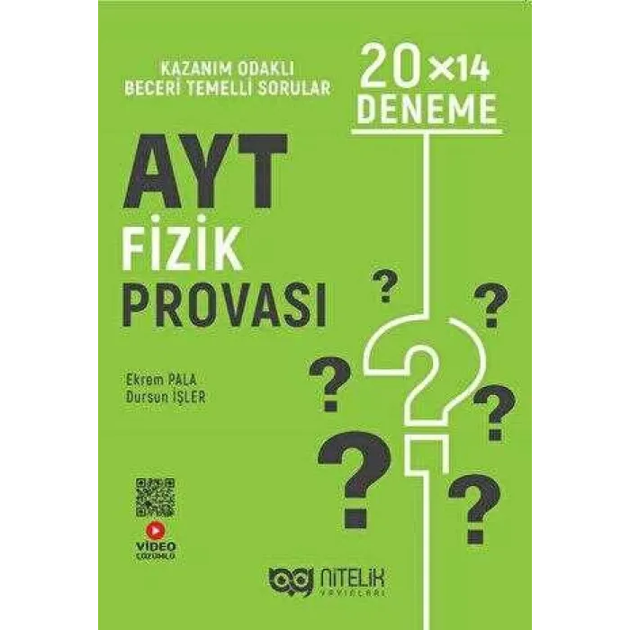 Nitelik Yayınları AYT Fizik Provası 20-14 Deneme
