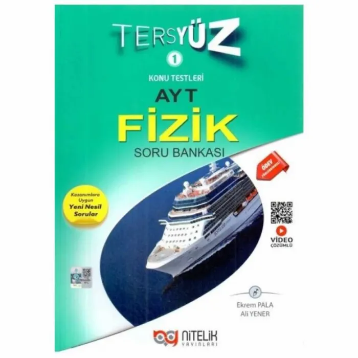 Nitelik Yayınları AYT Fizik Tersyüz Soru Bankası
