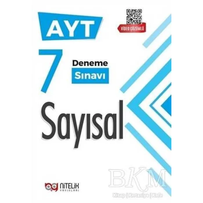 Nitelik Yayınları Nitelik YKS AYT Sayısal 7 Deneme Sınavı Video Çözümlü