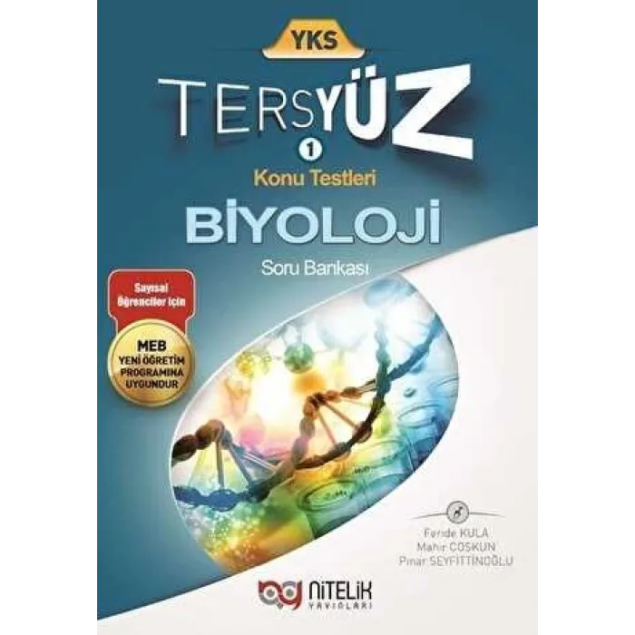 Nitelik Yayınları Nitelik YKS TYT AYT Biyoloji Tersyüz Soru Bankası