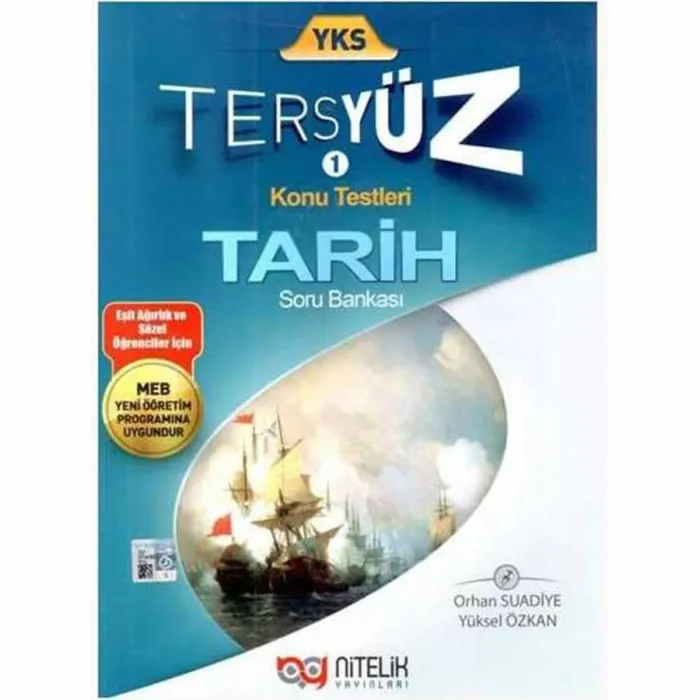 Nitelik Yayınları Nitelik YKS TYT AYT Tarih Tersyüz Soru Kitabı