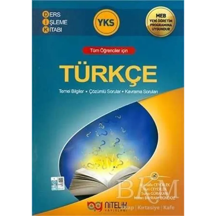 Nitelik Yayınları Nitelik YKS TYT Türkçe Ders İşleme Kitabı