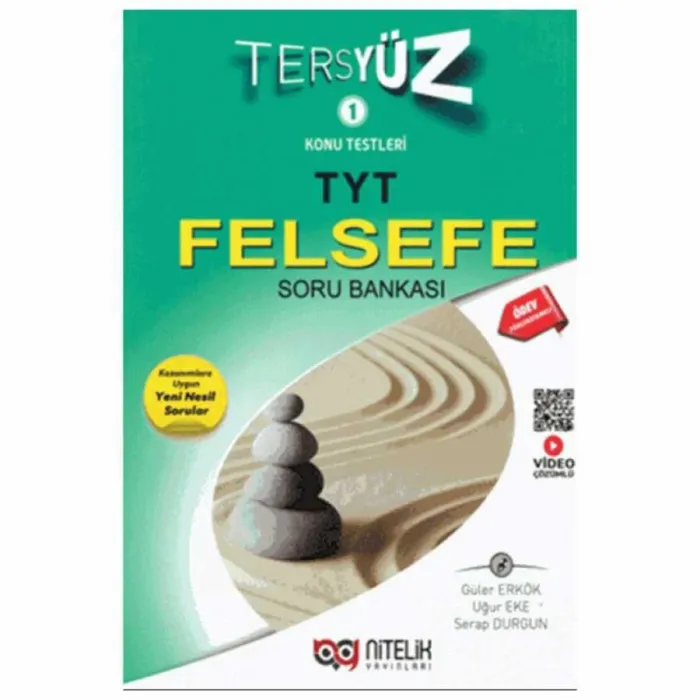 Nitelik Yayınları TYT Felsefe Tersyüz Soru Bankası
