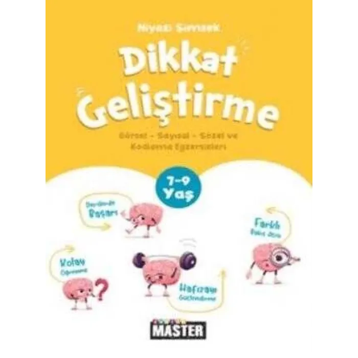 Okyanus Yayıncılık 7-9 Yaş Junior Master Dikkat Geliştirme Egzersizleri