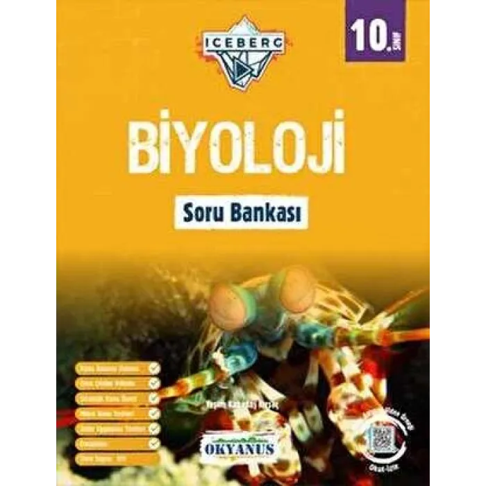 Okyanus Yayınları 10. Sınıf Iceberg Biyoloji Soru Bankası
