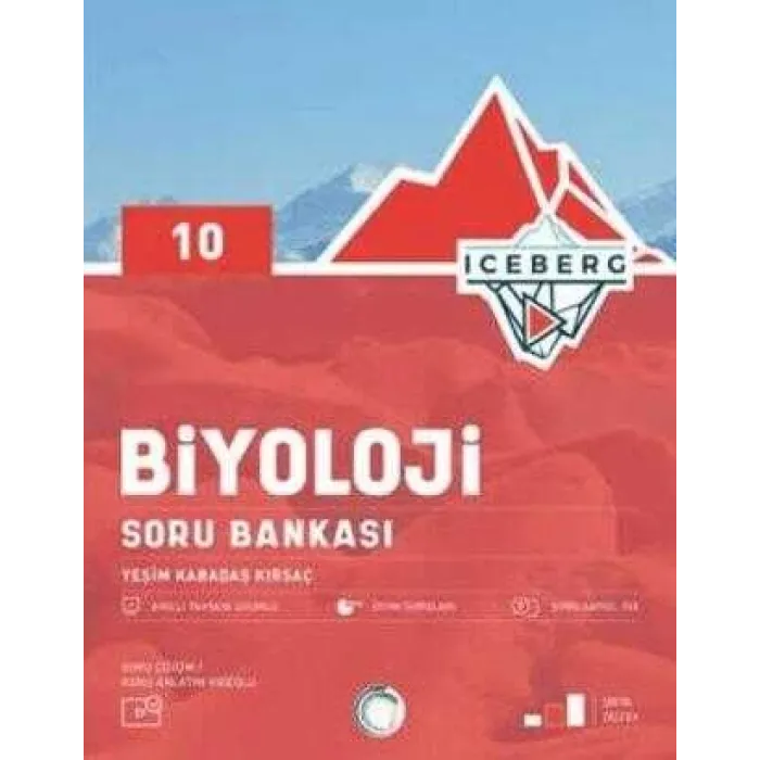 Okyanus Yayınları 10. Sınıf Iceberg Biyoloji Soru Bankası