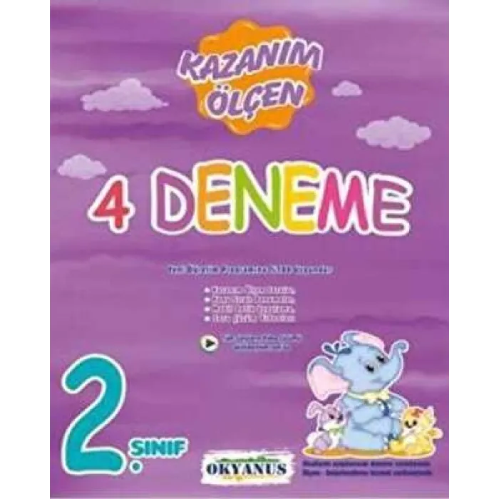 Okyanus Yayınları 2. Sınıf Kazanım Ölçen 4 lü Deneme