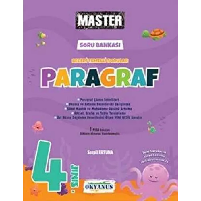 Okyanus Yayınları 4. Sınıf Master Paragraf Soru Bankası