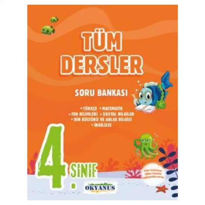 Okyanus Yayınları 4. Sınıf Tüm Dersler Soru Bankası