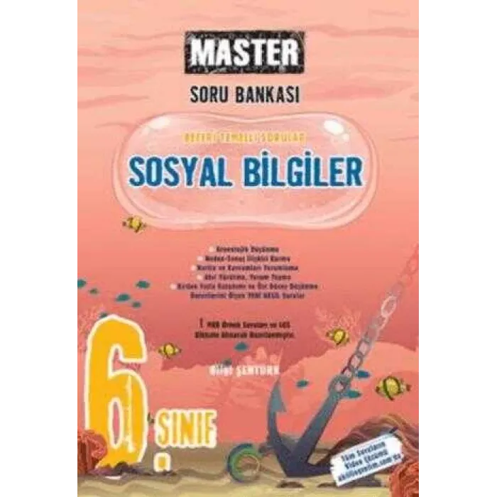 Okyanus Yayınları 6. Sınıf Master Sosyal Bilgiler Soru Bankası
