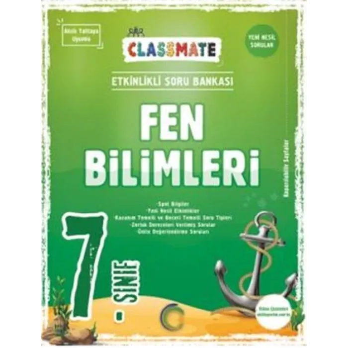 Okyanus Yayınları 7. Sınıf Classmate Fen Bilimleri Soru Bankası