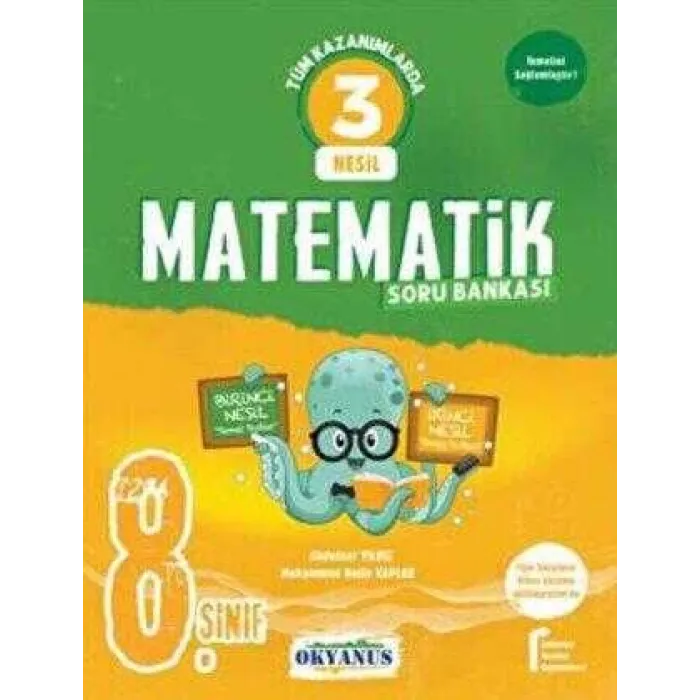 Okyanus Yayınları 8. Sınıf 3 Nesil Matematik Soru Bankası