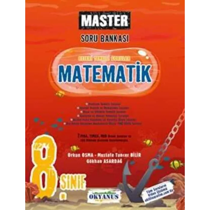 Okyanus Yayınları 8. Sınıf Master Matematik Soru Bankası