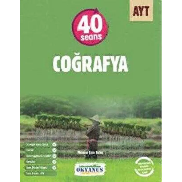 Okyanus Yayınları AYT 40 Seans Coğrafya