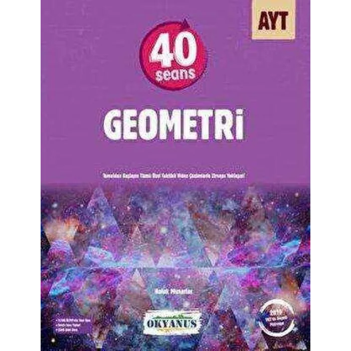 Okyanus Yayınları AYT 40 Seans Geometri