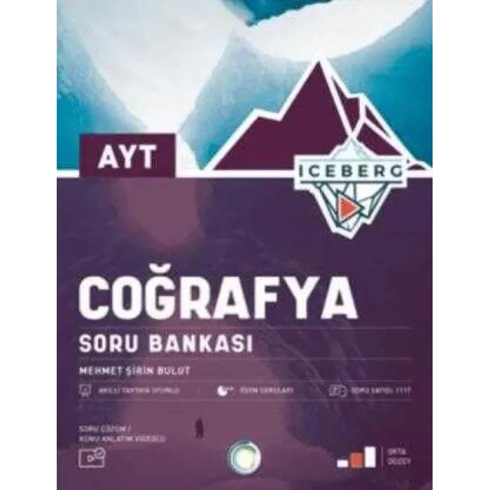 Okyanus Yayınları AYT Iceberg Coğrafya Soru Bankası