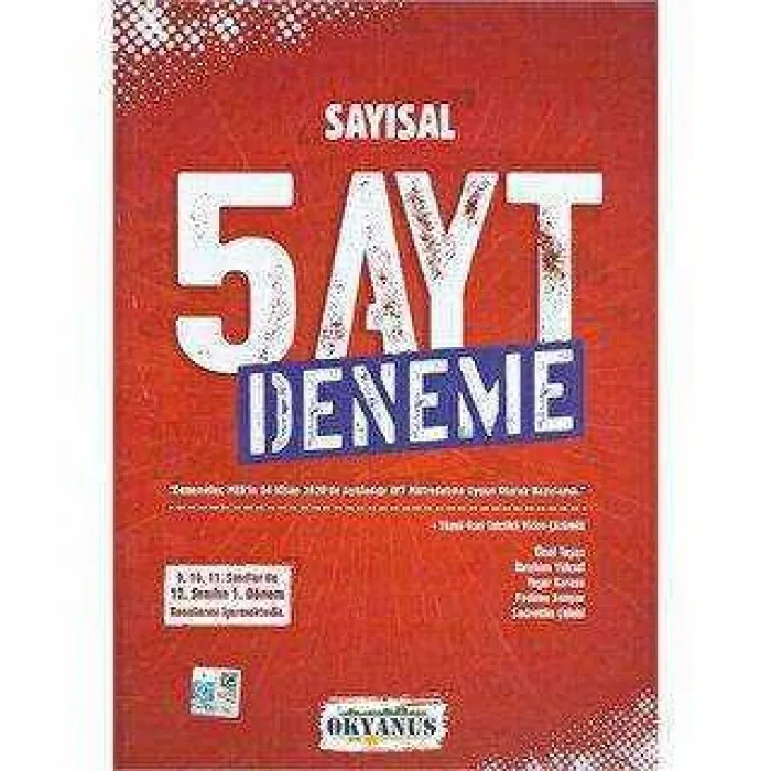 Okyanus Yayınları Sayısal 5 AYT Deneme