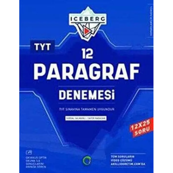 Okyanus Yayınları TYT Paragraf Iceberg 12 Deneme
