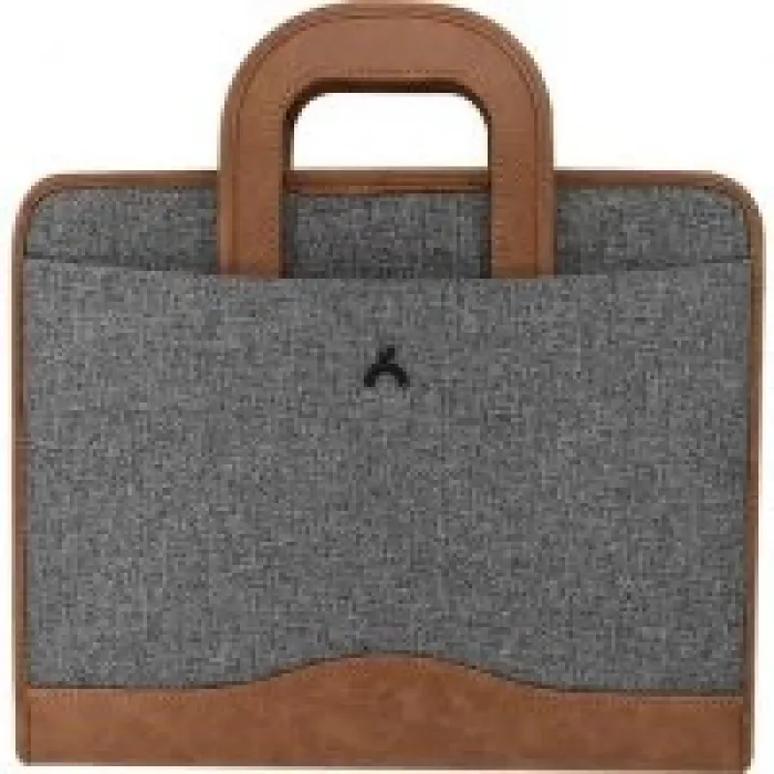 Önder Exclusive Gizli Saplı Evrak Çantası Koyu Gri 802-14