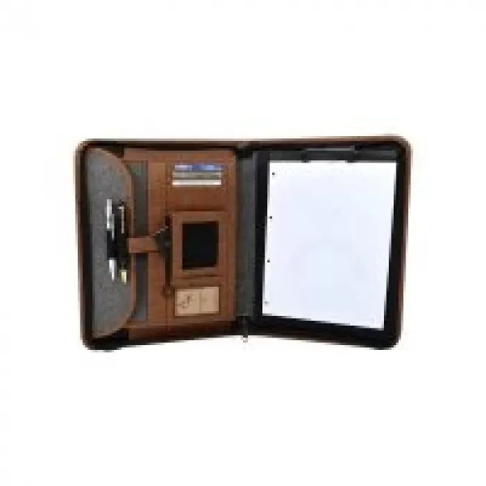 Önder Exclusive Gizli Saplı Evrak Çantası Koyu Gri 802-14