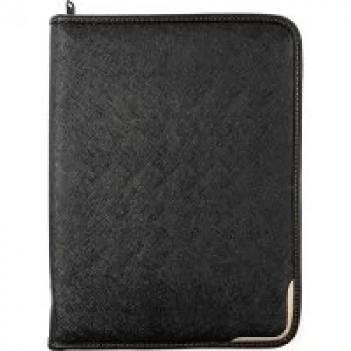 Önder İstanbul A4 Çanta Fermuarlı El Portföyü Siyah 8004-3