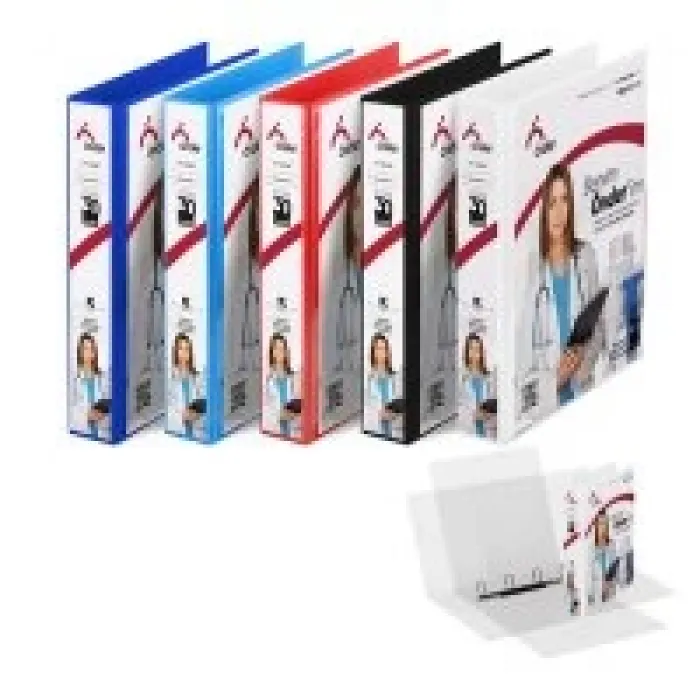 Önder Pvc A4 Firma Klasörü 3 Cm 4 Halkalı 250 Yaprak Siyah 2013-3