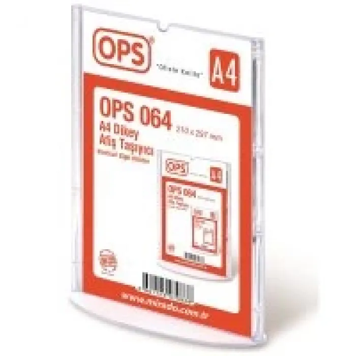 Ops A4 T Tipi Dikey Afiş Taşıyıcı Dp064