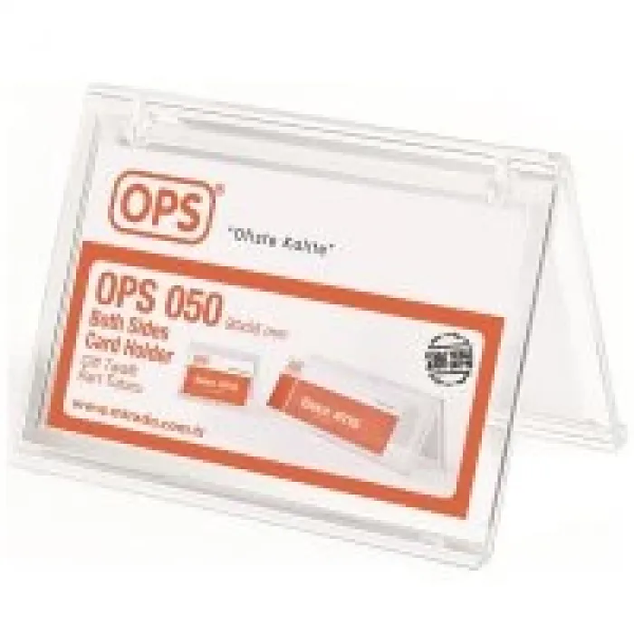 Ops Çift Taraflı Yatay Kart Tutucu Kartvizitlik Dp050