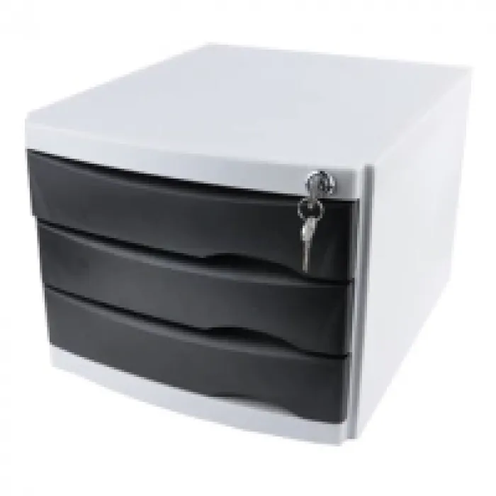 Ops Cmc 204 Kilitli 4 Çekmeceli Evrak Rafı Siyah Cmc204s