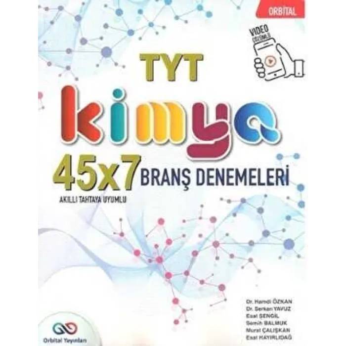 Orbital Yayınları TYT Kimya 45X7 Branş Denemeleri