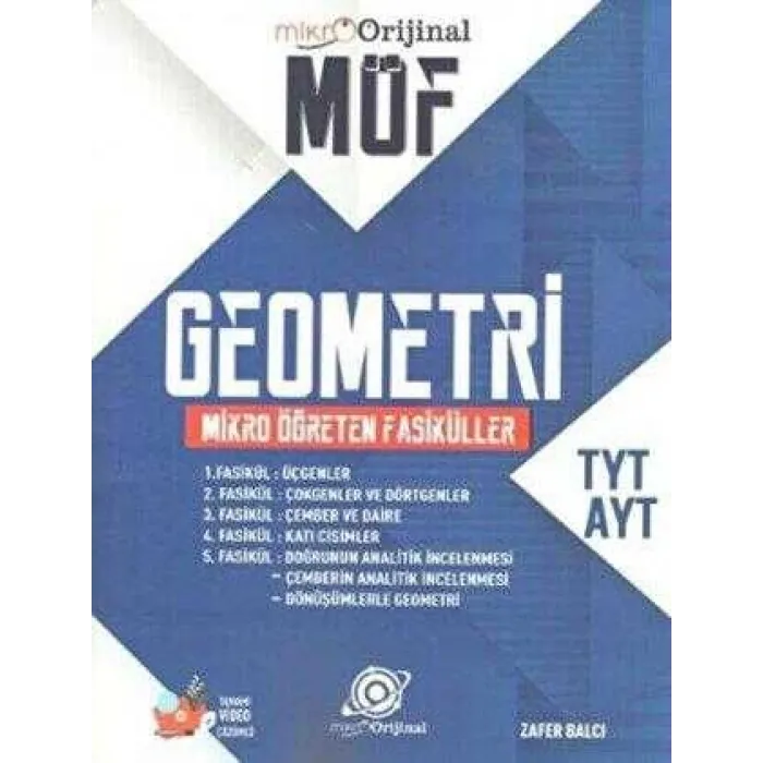 Orijinal Yayınları Mikro TYT AYT Geometri MÖF Mikro Öğreten Fasiküller Set
