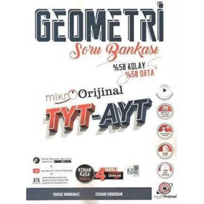 Orijinal Yayınları TYT AYT Geometri Mikro Soru Bankası