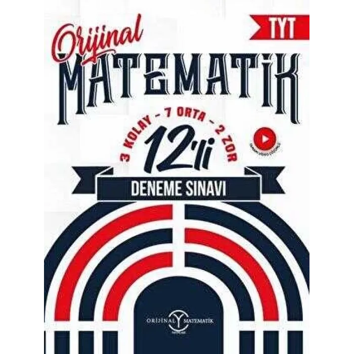 Orijinal Yayınları TYT Matematik 12`li Deneme Sınavı