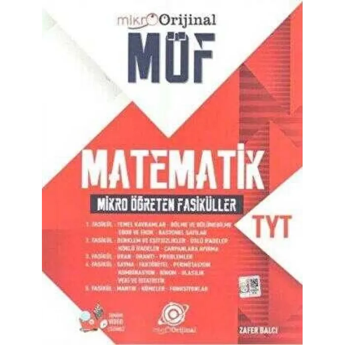 Orijinal Yayınları TYT Matematik MÖF Mikro Öğreten Fasiküller Set