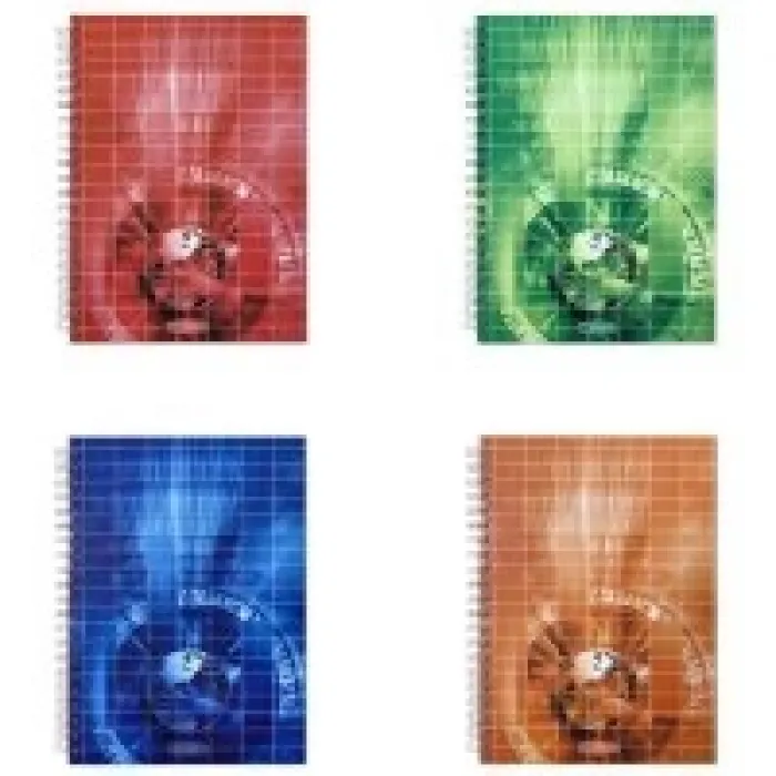 Özgün 20x28 Sipiralli Sert Kapak  Defter Çizgili 120 Yaprak Ürün Kodu:1366