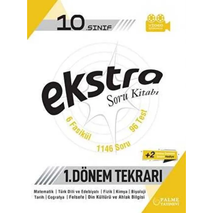 Palme 10. Sınıf Ekstra Soru Kitabı 1. Dönem Tekrarı