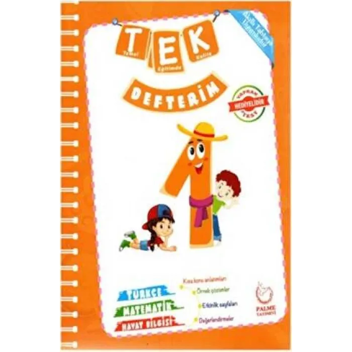 Palme Yayıncılık 1. Sınıf Tek Defterim