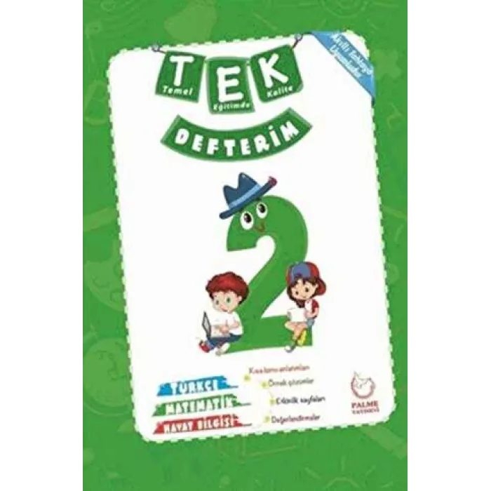Palme Yayıncılık 2. Sınıf Tek Defterim