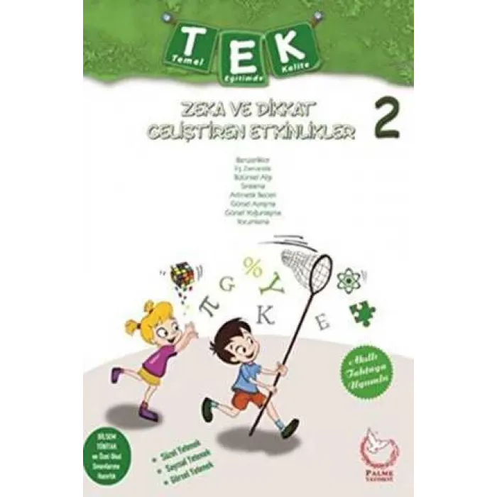 Palme Yayıncılık 2. Sınıf Zeka ve Dikkat Geliştiren Etkinlikler + Yaprak Test Hediyeli