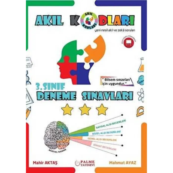 Palme Yayıncılık 3. Sınıf Akıl Kodları Deneme Sınavı