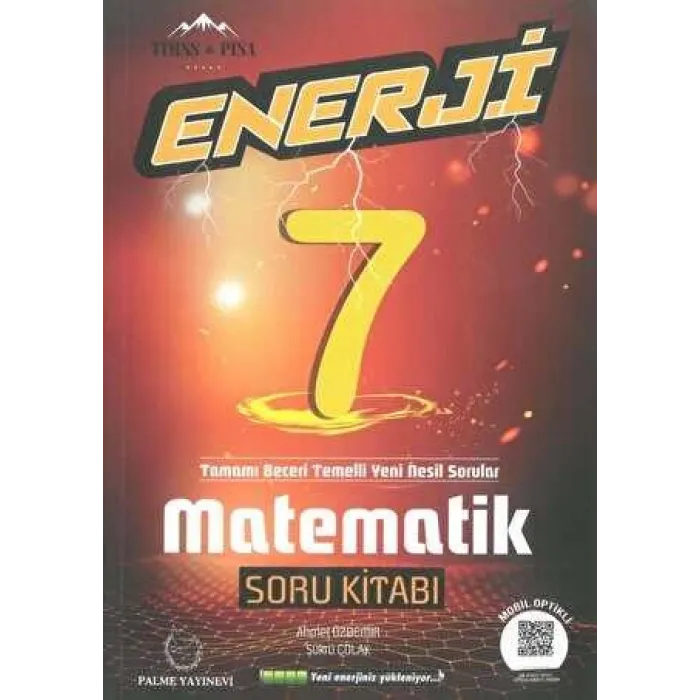 Palme Yayıncılık 7. Sınıf Matematik Enerji Soru Kitabı