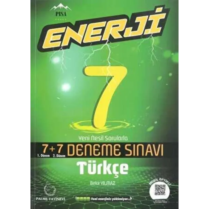 Palme Yayıncılık 7. Sınıf Türkçe Enerji 7 + 7 Deneme