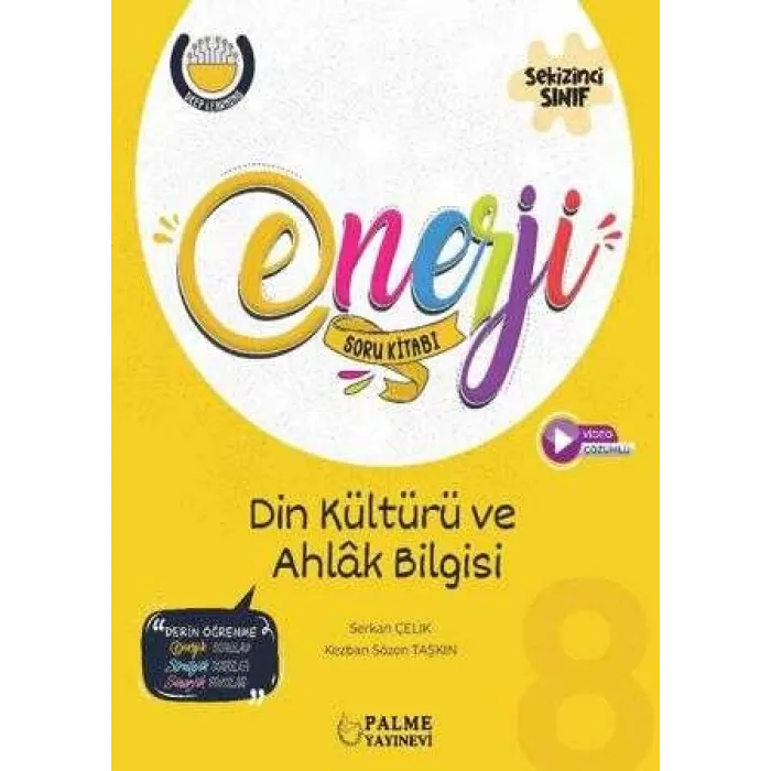 Palme Yayıncılık 8. Sınıf Enerji Din Kültürü ve Ahlak Bilgisi Soru Kitabı