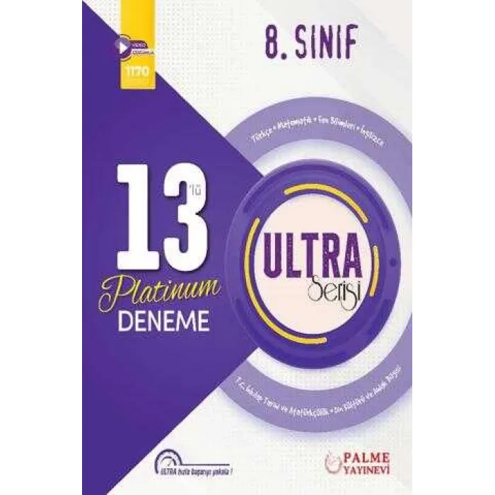 Palme Yayıncılık 8. Sınıf Ultra 13` lü Platinum Deneme