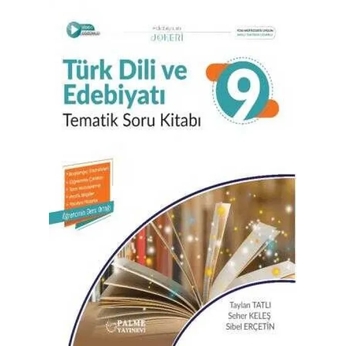 Palme Yayıncılık 9. Sınıf Türk Dili ve Edebiyatı Tematik Soru Kitabı