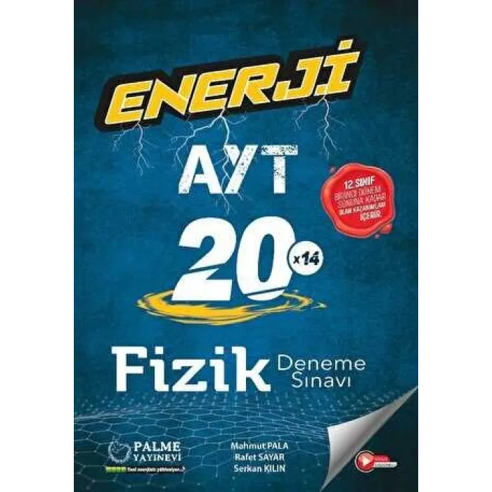 Palme Yayıncılık - Bayilik Enerji AYT Fizik 20 Deneme Sınavı