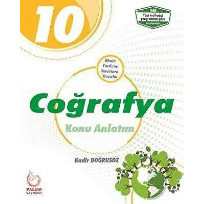 Palme Yayıncılık - Bayilik Palme 10. Sınıf Coğrafya Konu Kitabı